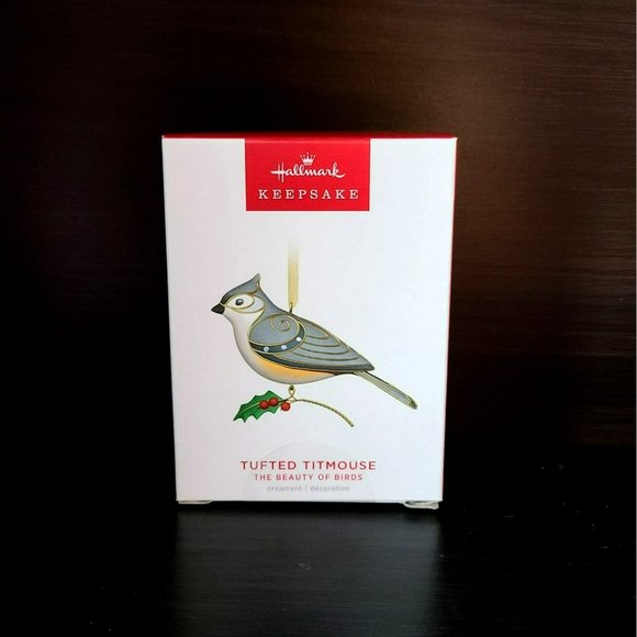 2022 Hallmark Keepsake Tufted Titmouse The Beauty of Birds Series Ornament #18 - Picture 1 of 6